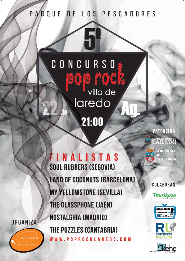 La Final del Concurso Pop-Rock 'Villa de Laredo', este sábado con la actuación de seis grupos en directo.